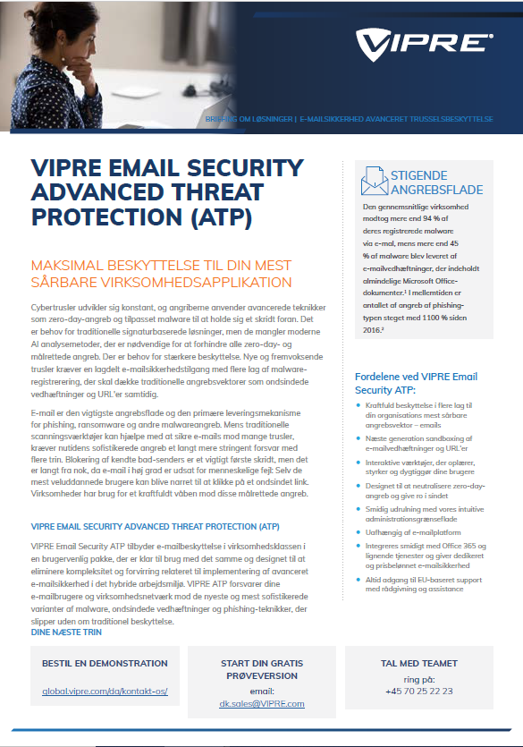 Email Thret Protection