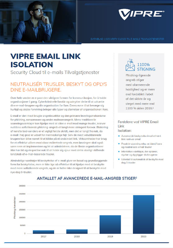 email link isolation