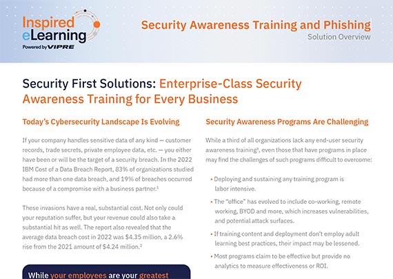 Security Awareness Training and Phishing